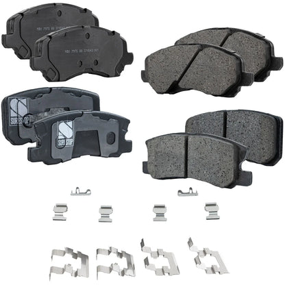 Brake Pad Set (Front & Rear) for Mitsubishi RVR 2011-2016