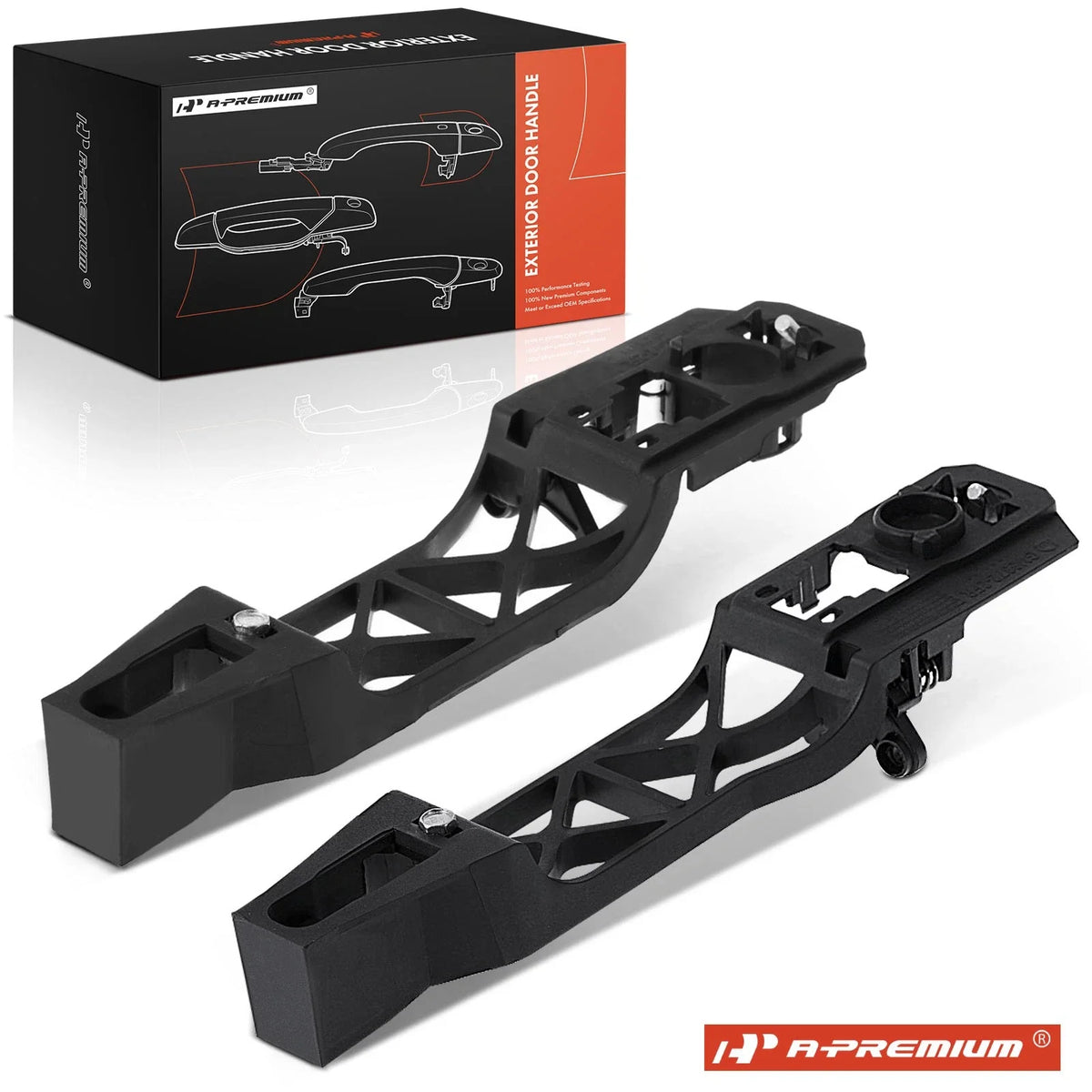 2X Rear Exterior Door Handle Reinforcement Bracket for Chevy Malibu (2013–2016)