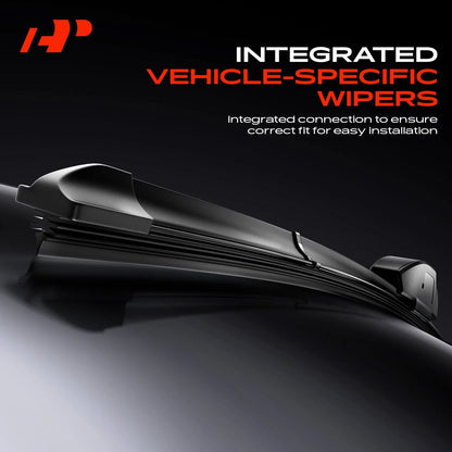 Windshield Wiper Blades - 2 Pack for Nissan X-Trail 2005-2006