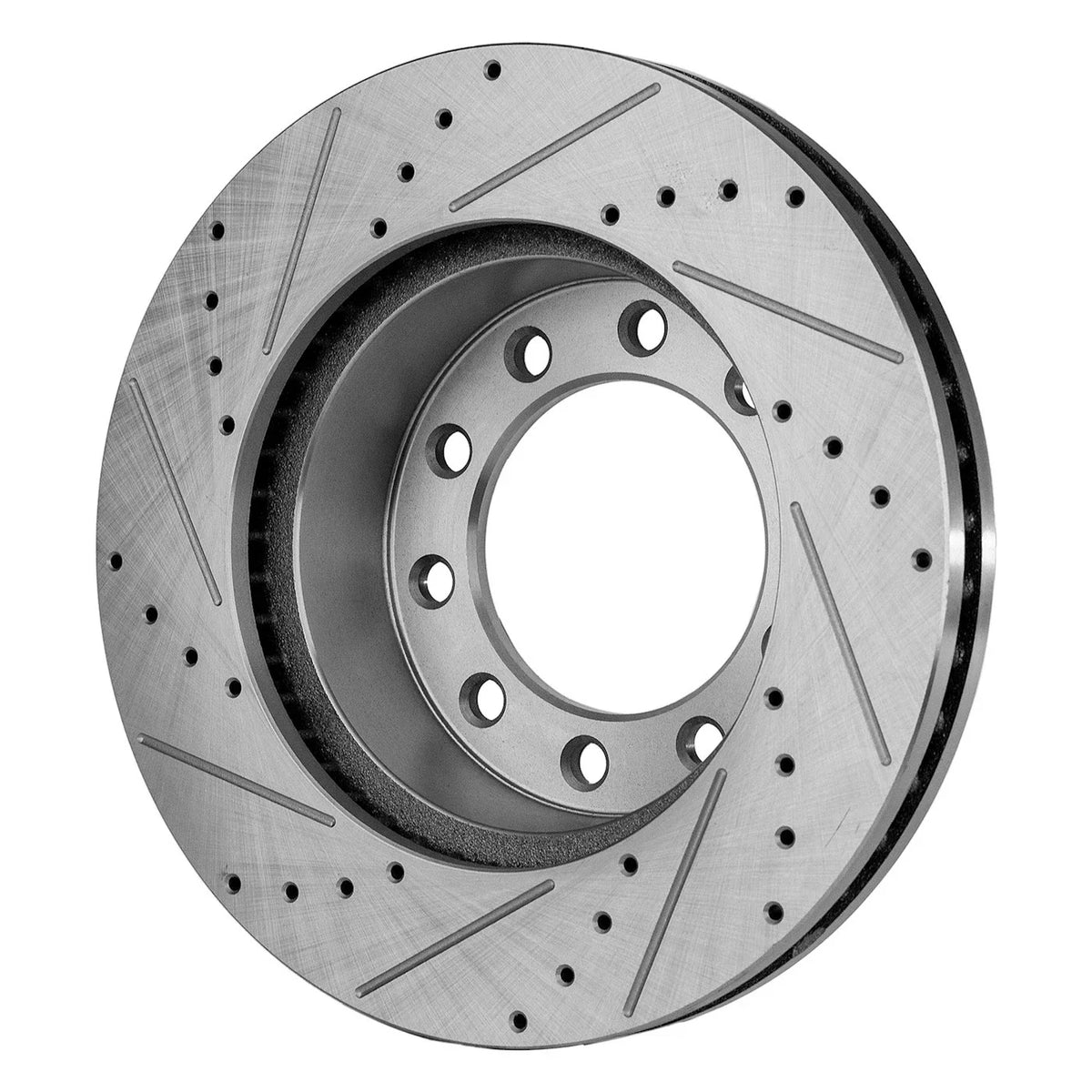 Front Brake Pad & Disc Brake Kit - Semi-Metallic for 2012 Ford F-450