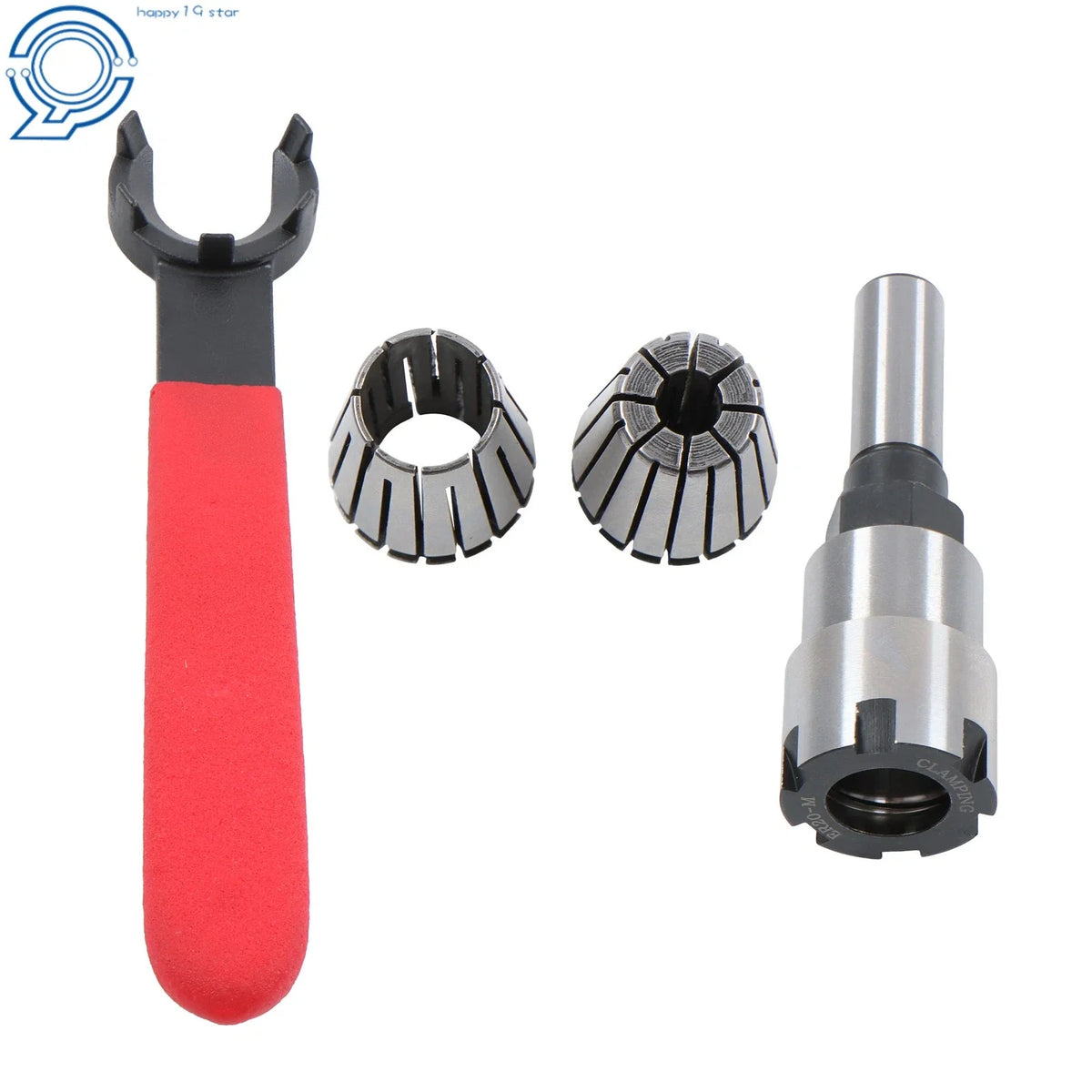 Spring Collet Converter for Router Bit Extension Chuck (1/2 Shank)