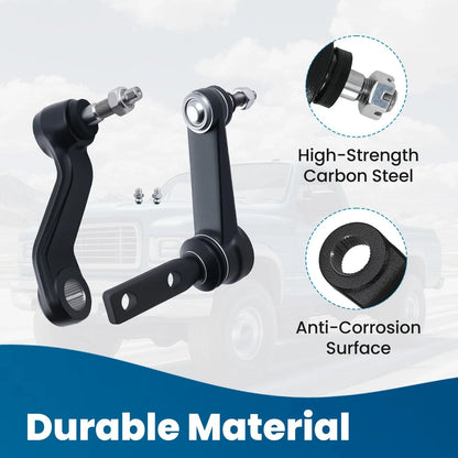 2pc Pitman Arm Set for 2000-2002 Dodge Ram 1500 2500 Models