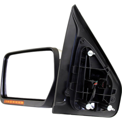 Power Mirror Front Left for 2009-2010 Ford F-150 Heated Chrome Folding