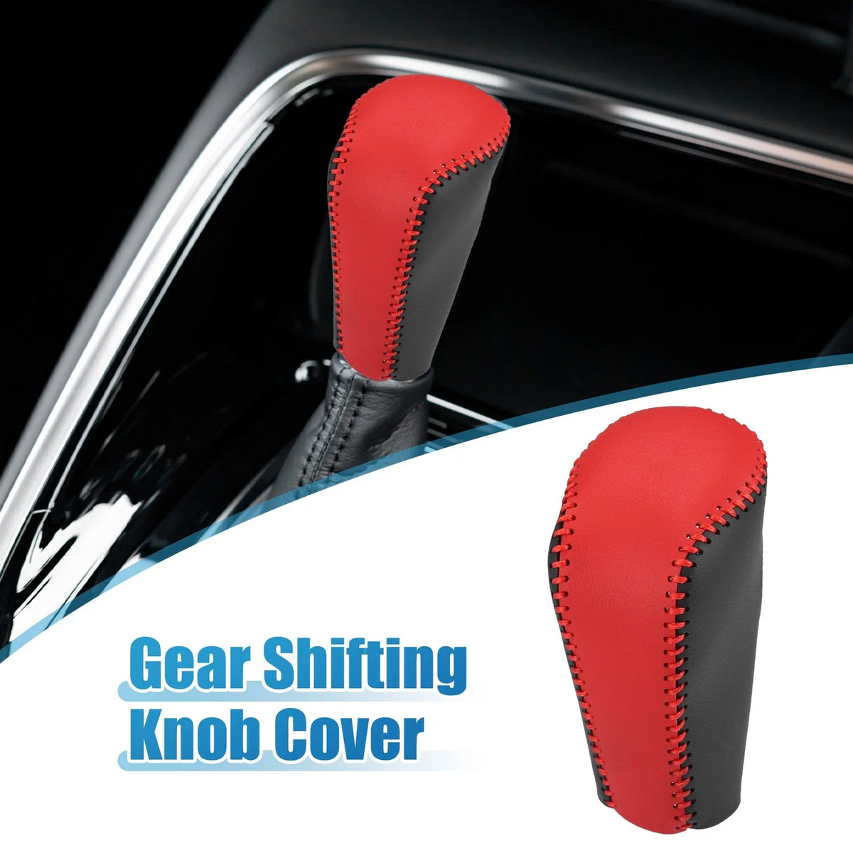 Gear Shifting Knob Cover for Mazda CX-5 (2017–2021) Red Trim