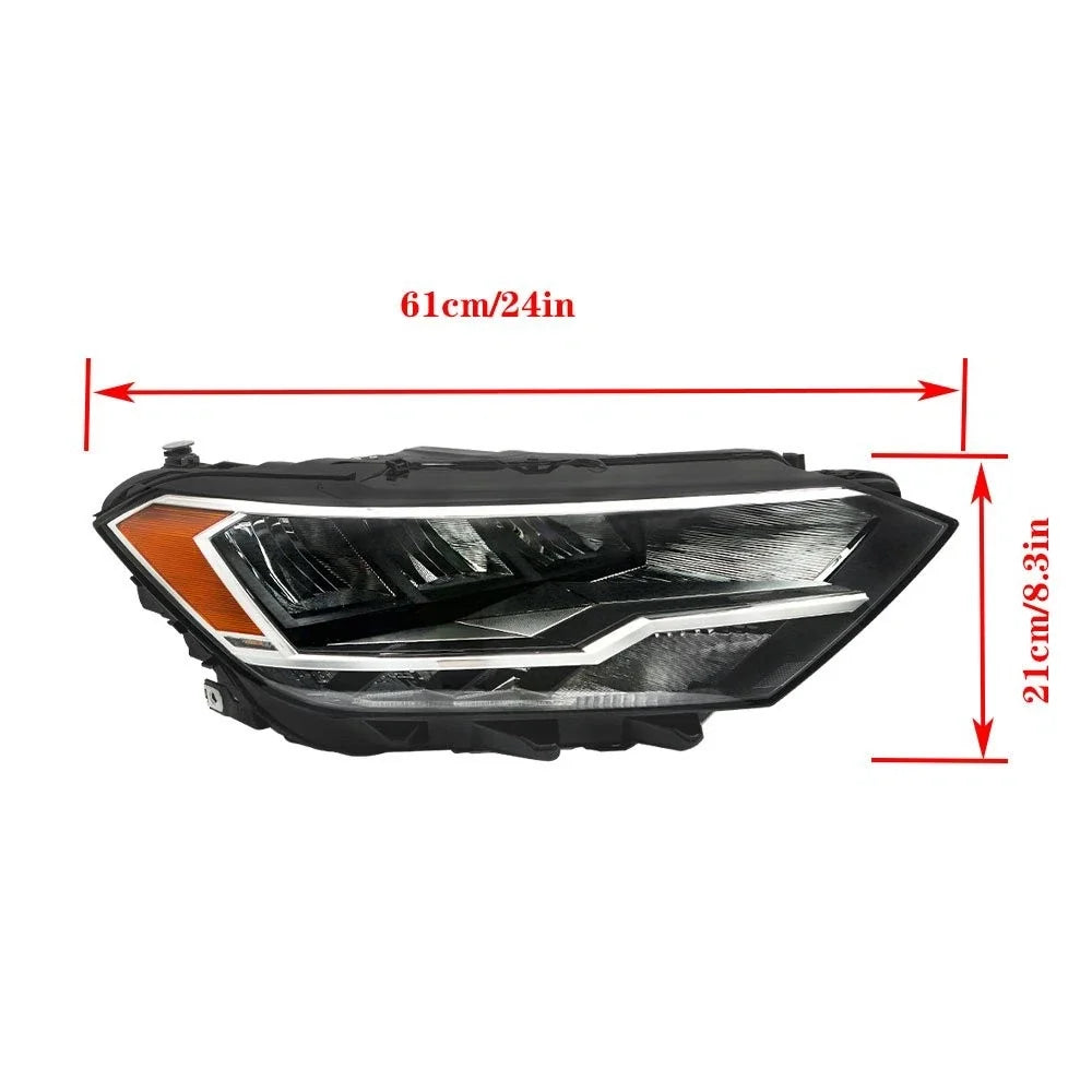 Passenger Side LED Headlight Assembly for Volkswagen Jetta (2019–2023)