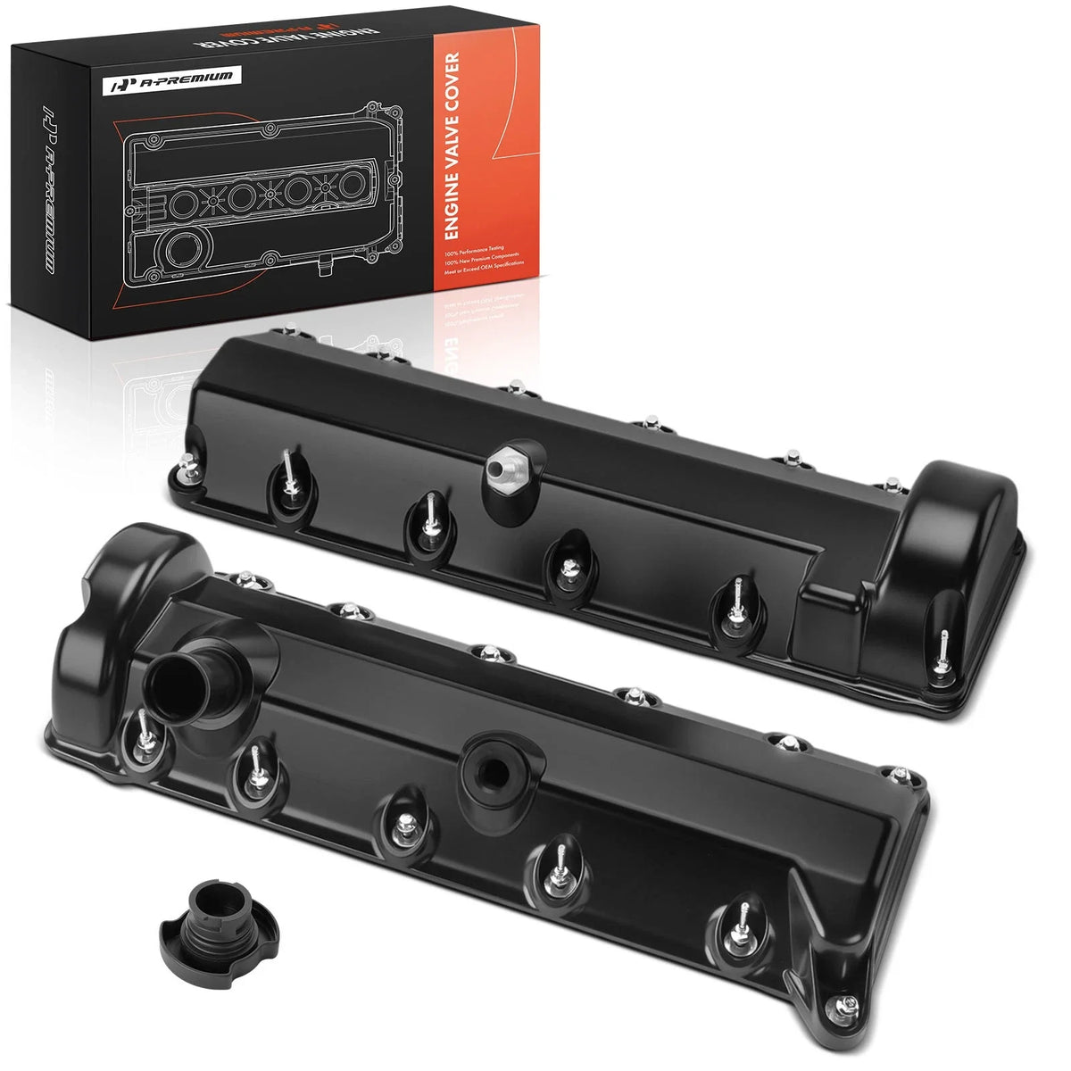 Set of 2 Engine Valve Covers for Ford Expedition E-150 E-250 (2004)