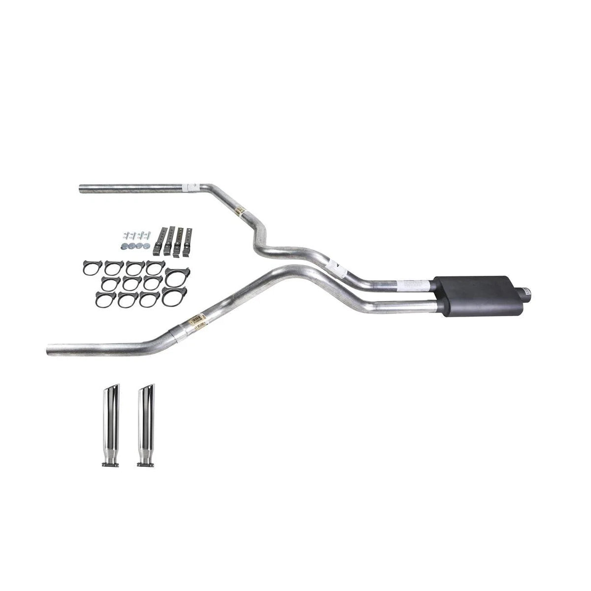 Dual Exhaust Pipe for Tundra (2000–2007) - 2.5" Flowsound Muffler RC Tip
