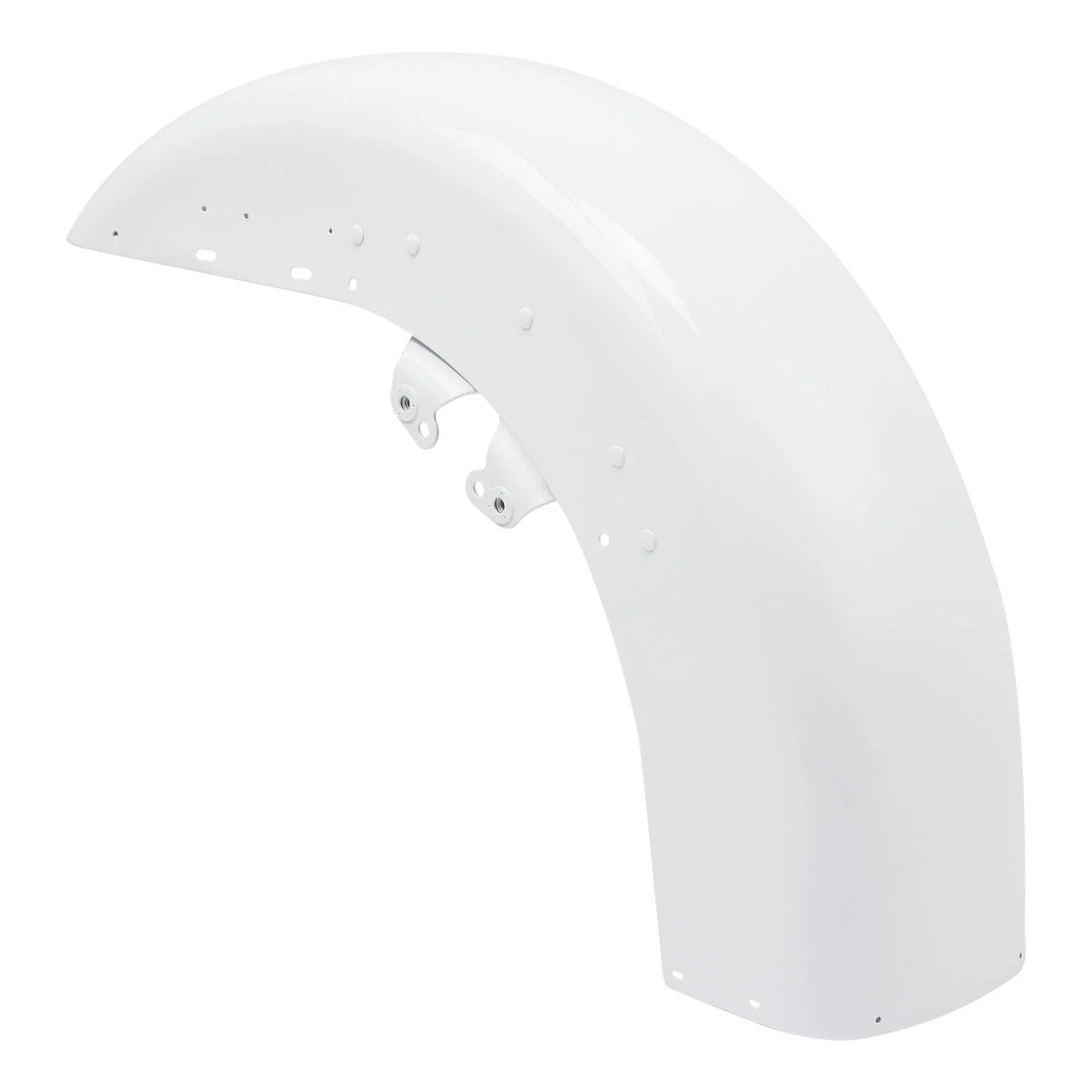 Front Fender in Stone Washed White Pearl for Harley Tri Electra Glide 2014-2023