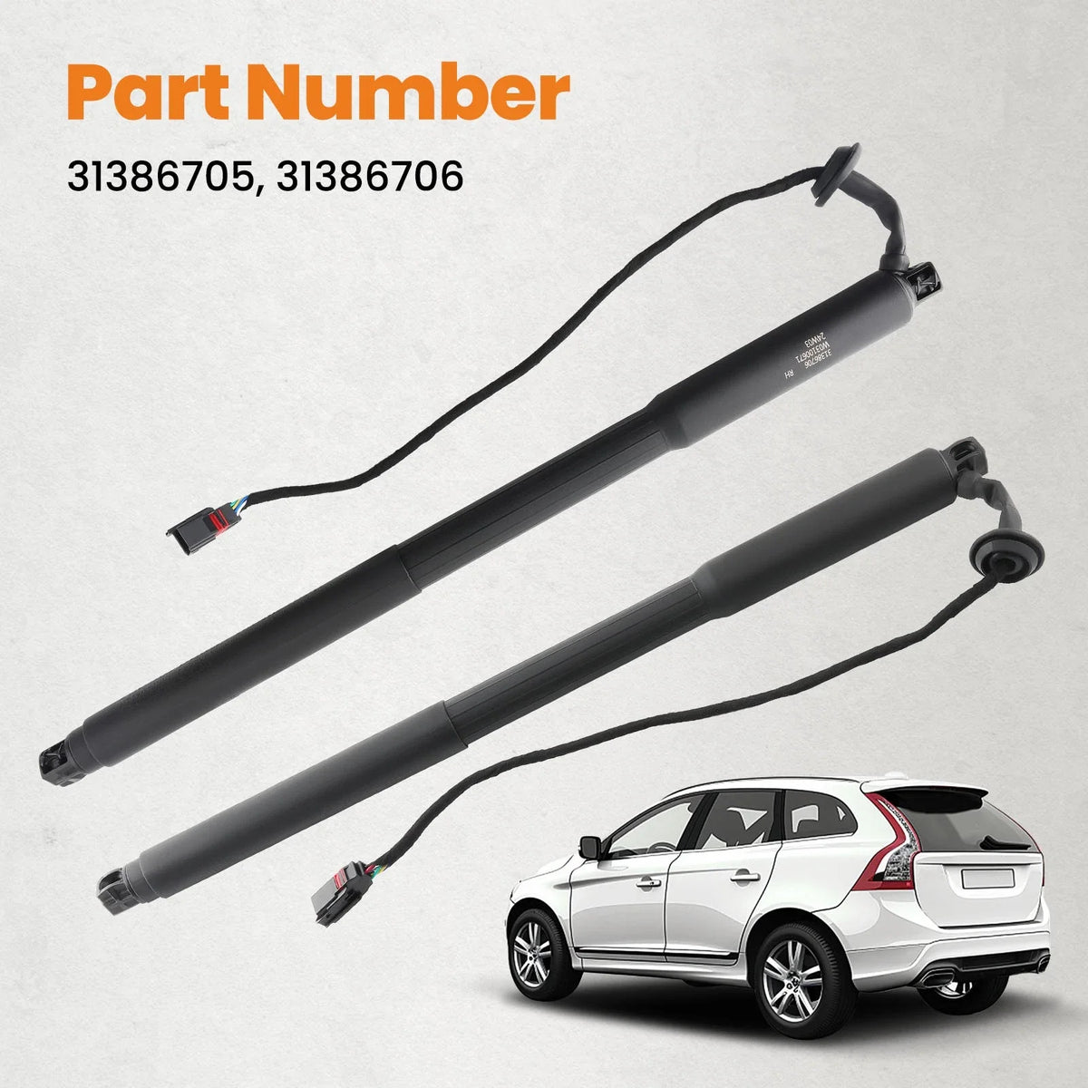 Rear Tailgate Lift Support Pair for XC60 2012-2017 - 2X