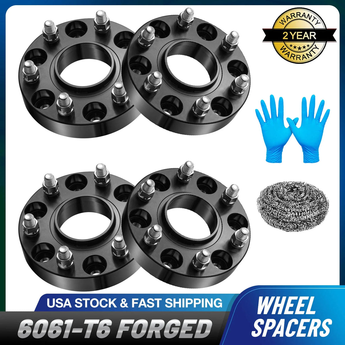 Set of 2 Hubcentric Wheel Spacers for Chevy Silverado 1500 (2007–2023)