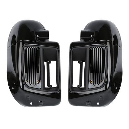 Lower Vented Fairing with Engine Crash Bar for Harley Touring 2014-2024