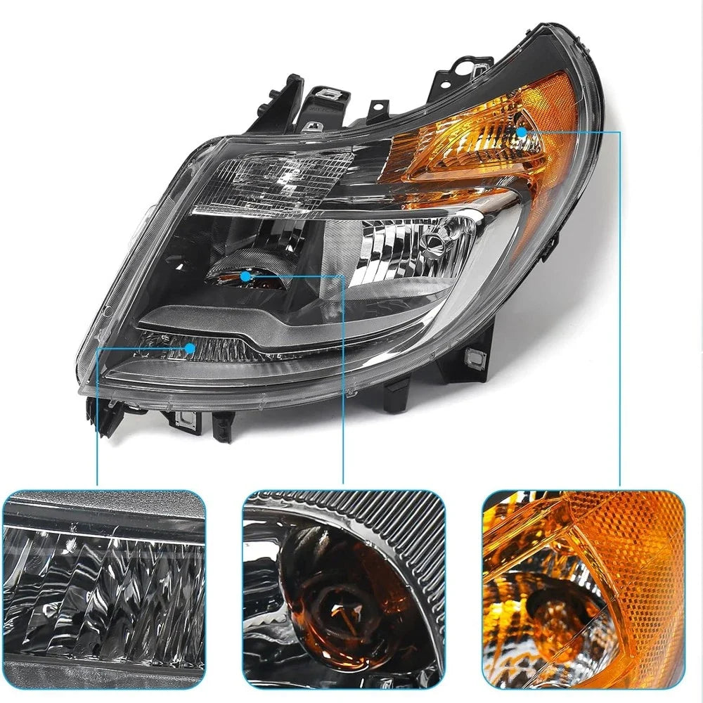 Left Side Headlight for RAM ProMaster 1500 2500 3500 (2014–2022)
