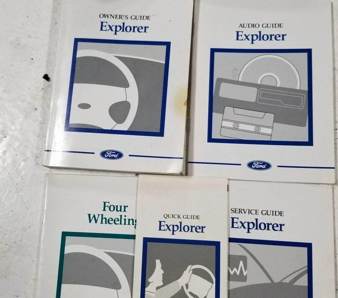 Owners Manual with Case for Ford Explorer (1997)