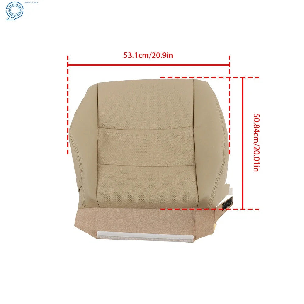 Perforated Leather Front Passenger Seat Cover for Acura RDX 2007-2012 - Tan