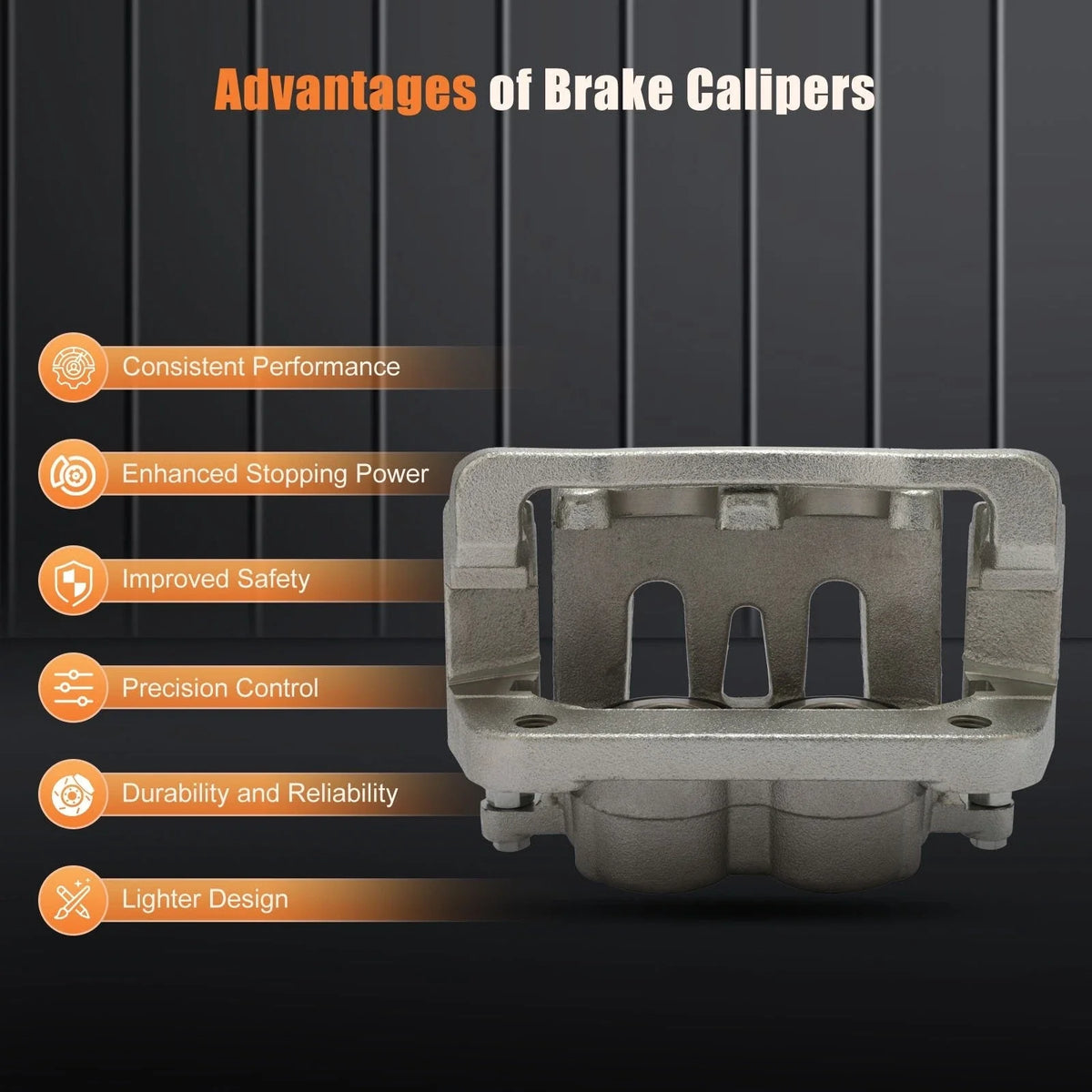 2005-2007 Ford F-250 Super Duty Front Rear Brake Calipers