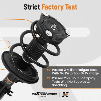 2PC Front Strut Coil Spring Assembly for Nissan Altima Sedan (2013–2018)