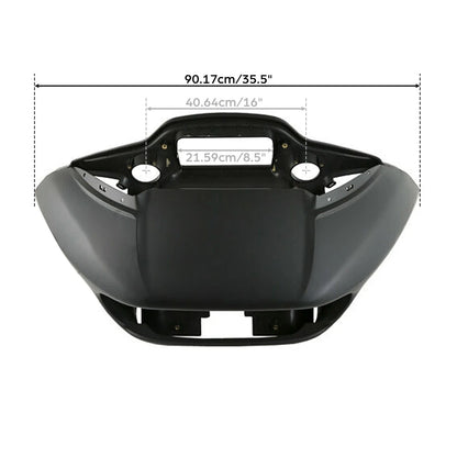 Matt Black Inner Outer Fairing & Speaker Covers for Harley Road Glide (2015–2023)