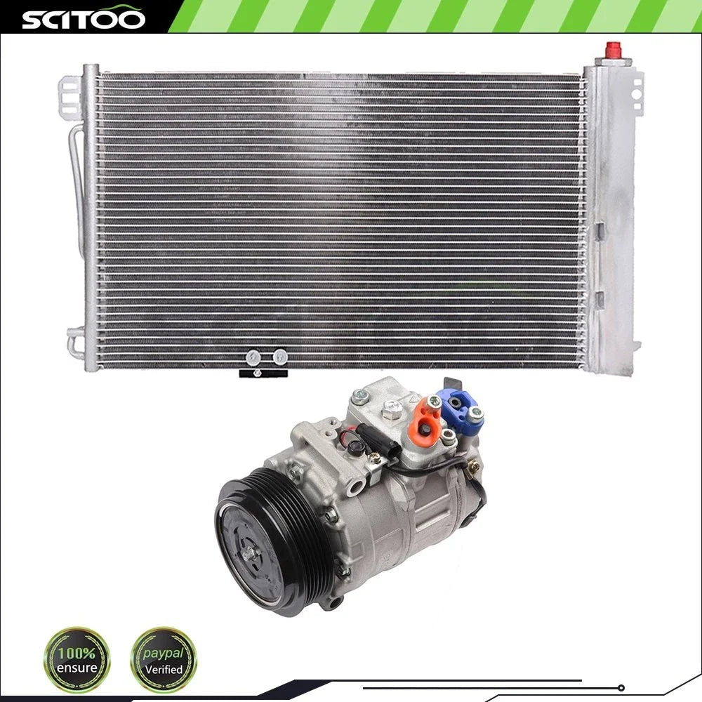 Compressor and Condenser for Mercedes-Benz C230, C240 (03-09)
