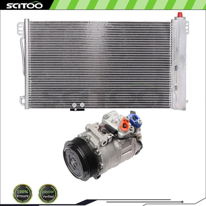 Compressor and Condenser for Mercedes-Benz C230, C240 (03-09)