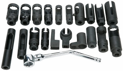 Oxygen Sensor Socket Set 21pc for Universal Use (2010-2023)