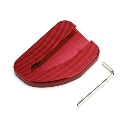 Red Kickstand Extension Plate Pad for Honda GoldWing GL1800 (2010-2017)