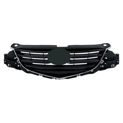 Black Painted Front Grille with Chrome Molding for Mazda CX-5 2015-2016
