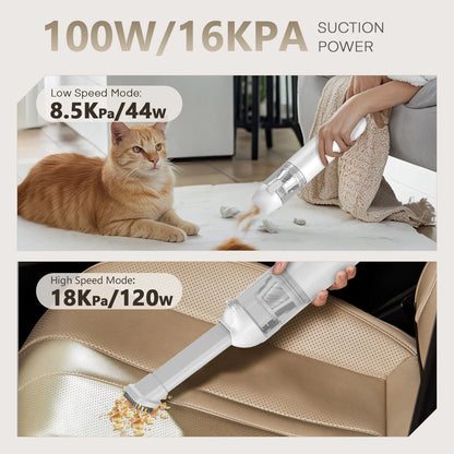 Car & Home Handheld Vacuum Cleaner - 80000 RPM Performance