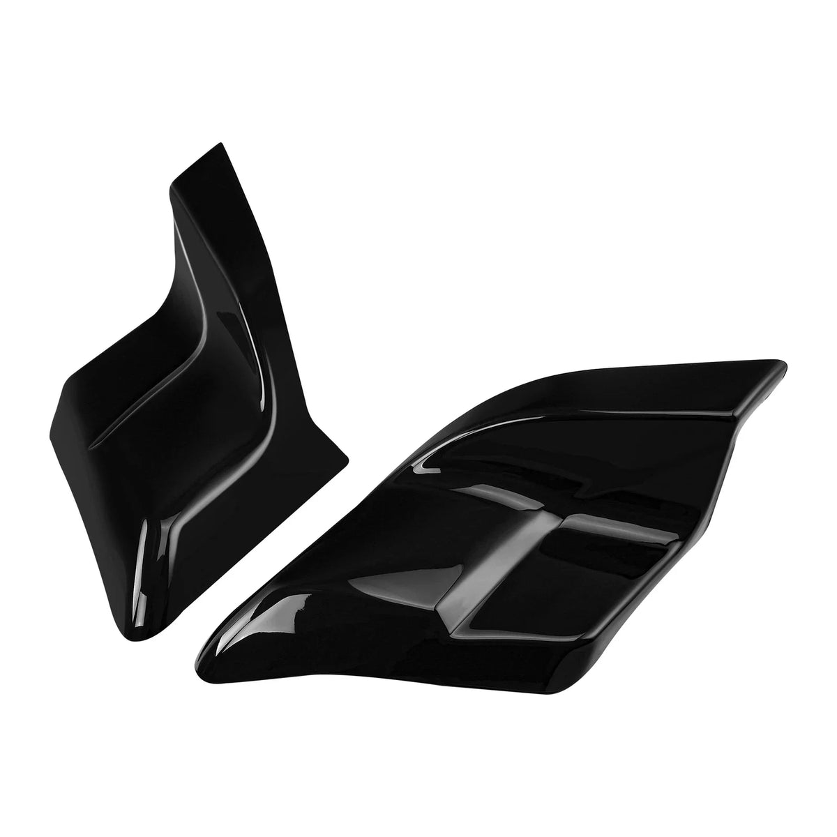 Stretched Side Covers Panel - Black for Harley Touring Glide (2014-2024)