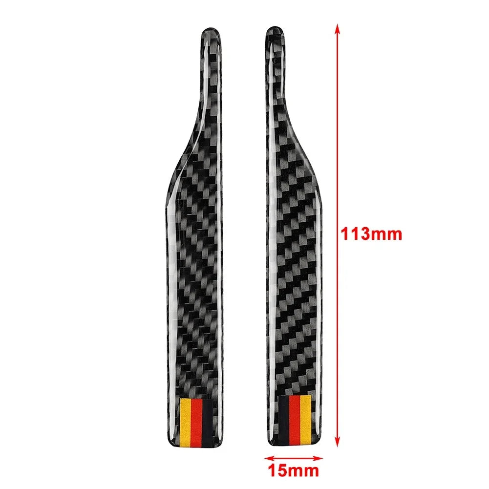 2X Anti-collision Anti-rub Strip Protector Trim for Universal Rearview Mirror