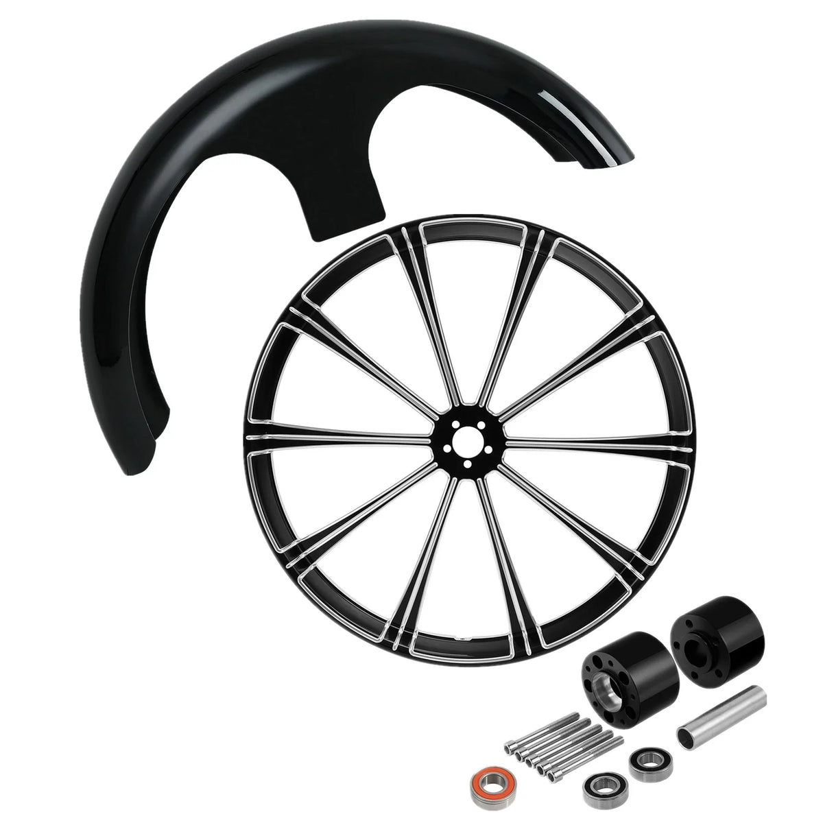 30" Rim Hub for Front Wheel on Harley Touring Glide (2008–Present)