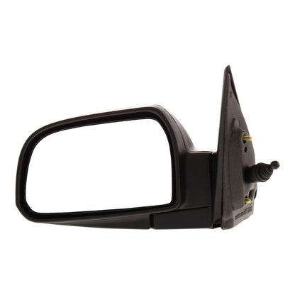 Manual Remote Mirror Black for Front Left Hyundai Tucson 2005–2009
