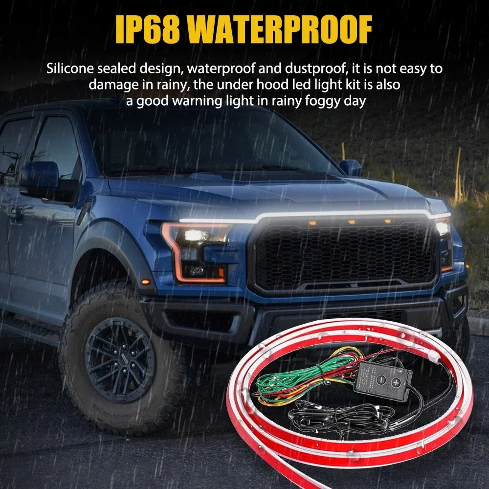 Hood Light Strip LED - Switchback Dynamic Amber DRL