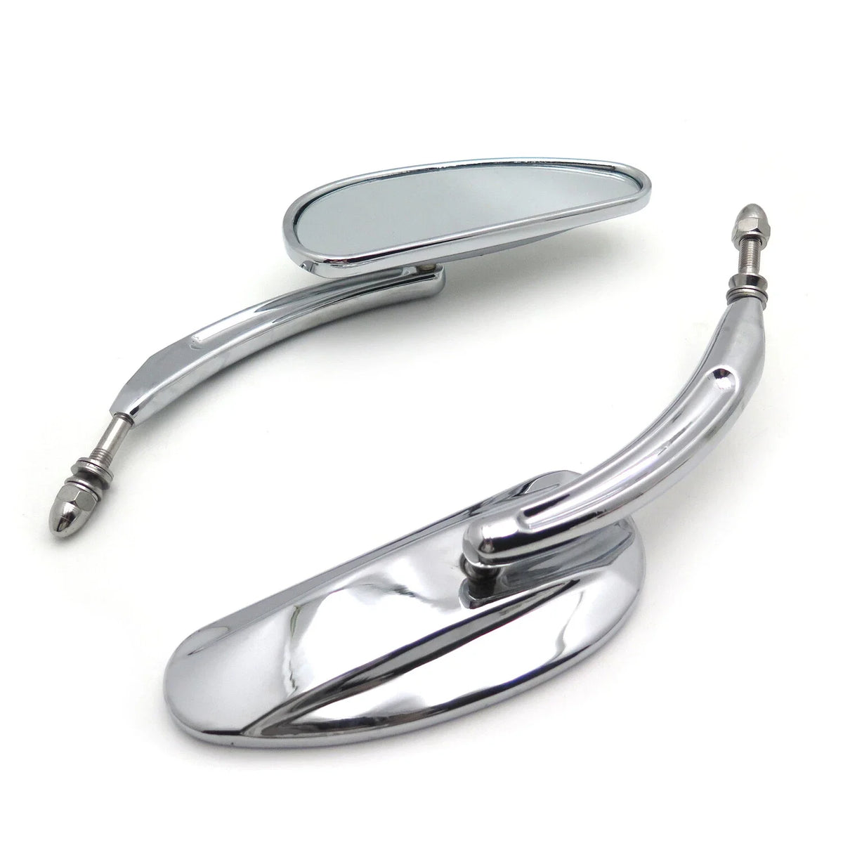 Chrome Mirror Set for Harley Models (1982–Present)