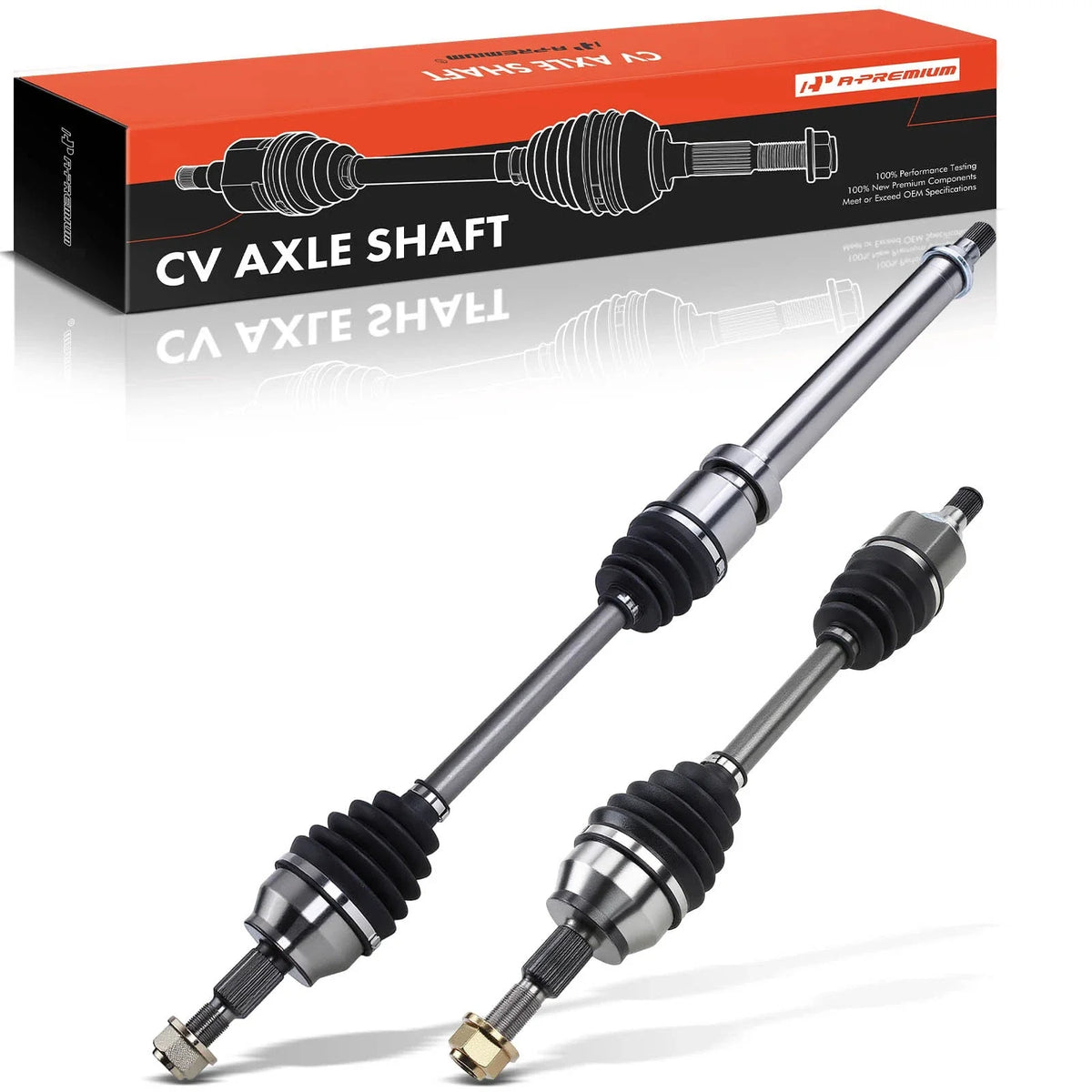 2X Front Side CV Axle Assembly for Ford Focus (2012–2018) L4 2.0L