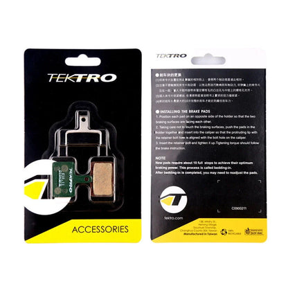 2 Pair Brake Pads Tektro E10.11 - Metal Ceramic with Return Spring
