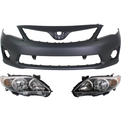 Halogen Headlight for Toyota Corolla (2011–2013) LH & RH