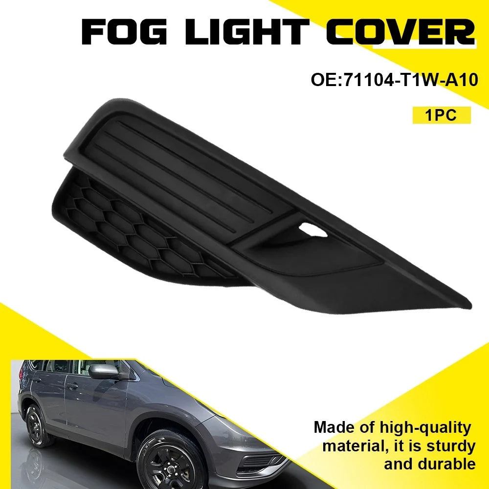 Fog Light Trim Grille for Honda CR-V 2015 (2.4L L4) - Black EXV