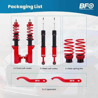 Coilover Suspension Kit for Honda Fit GE 2009-2014