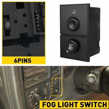 Fog Light Lamp Switch for Silverado 1500 2500 3500 Chevy 2003-2006