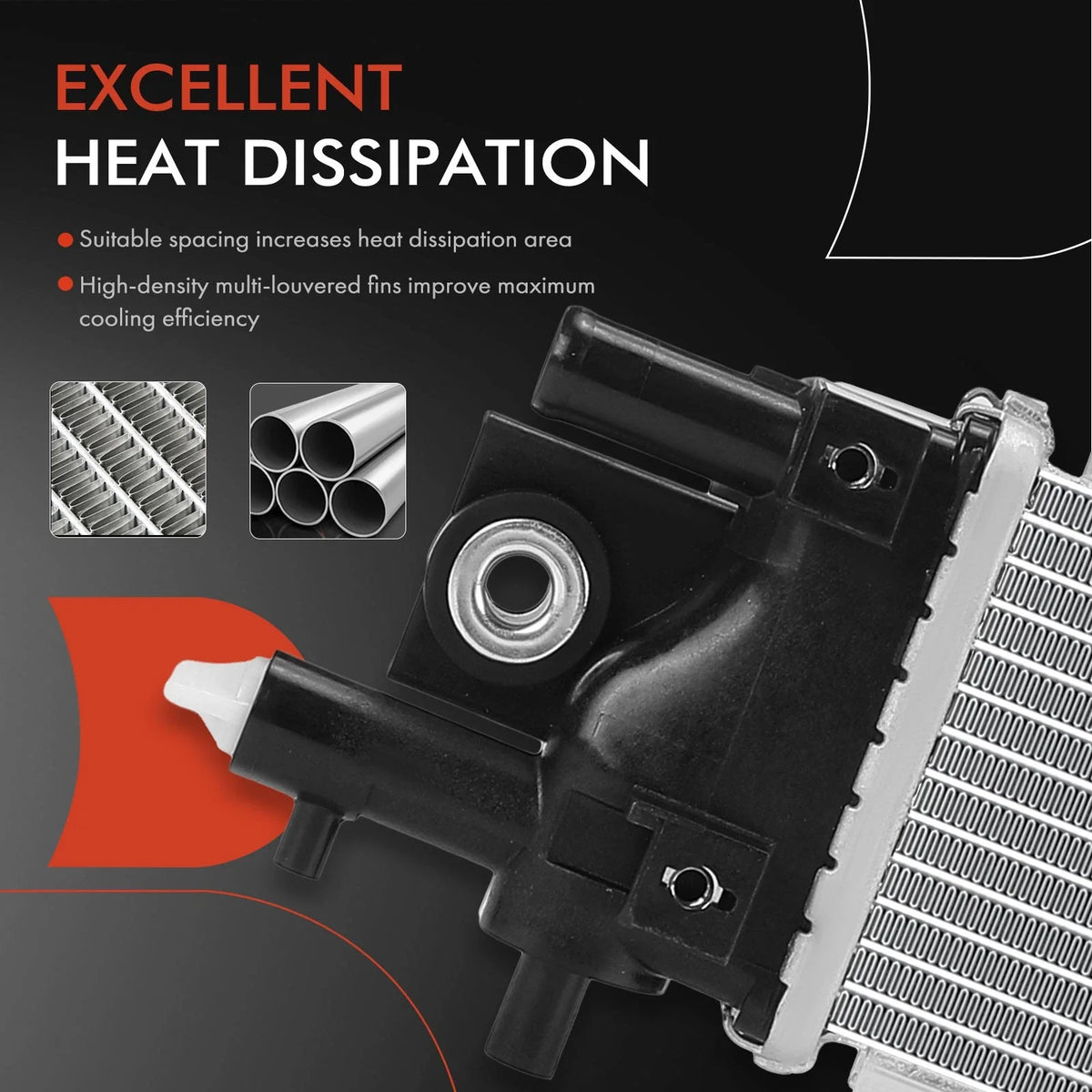 Aluminum Radiator for 2019–2022 Honda Insight