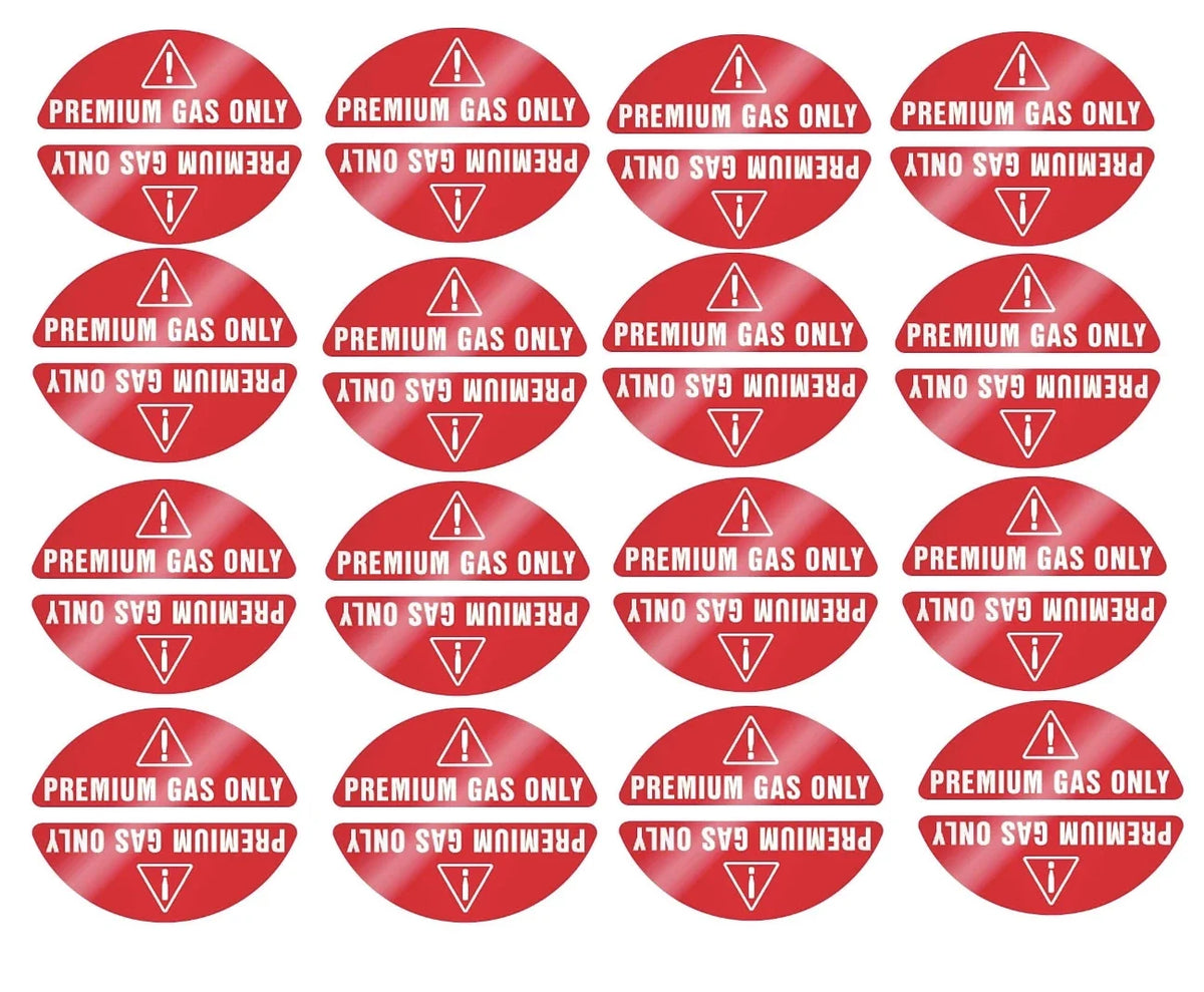 Gas Only Sticker - Universal Fit, Weather Proof