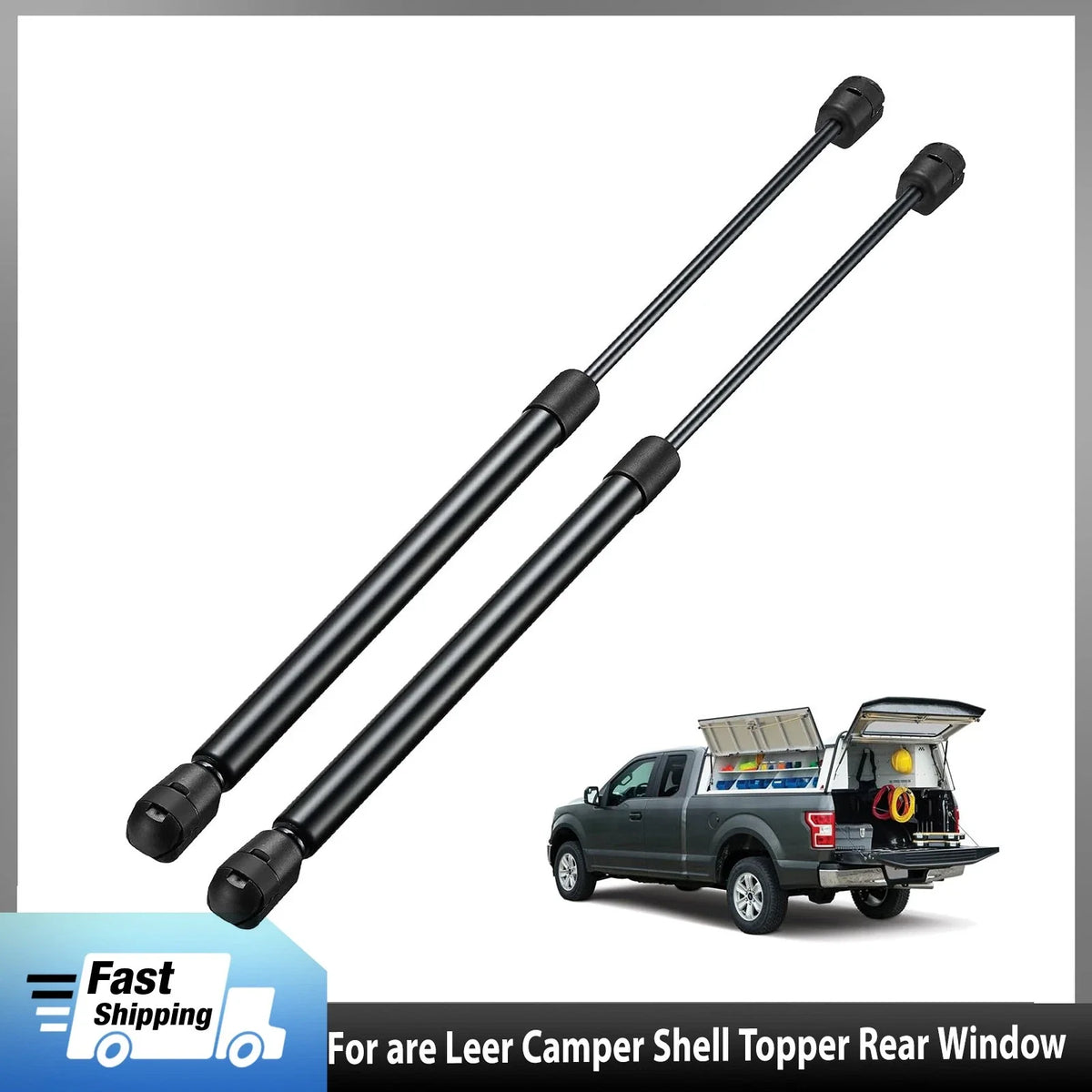 17in 15Lb Gas Struts for Snugtop Truck Topper Door Tool Box Lid (C16-13725)