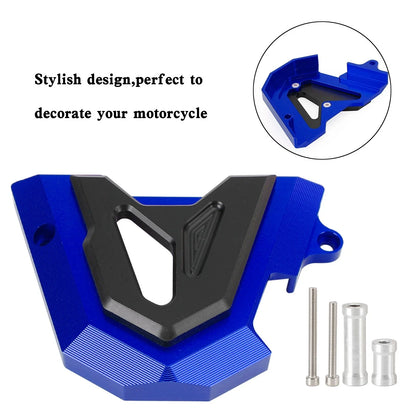 Front Chain Guard Sprocket Cover in Blue for Ninja 250/300 Z300 2013-2017