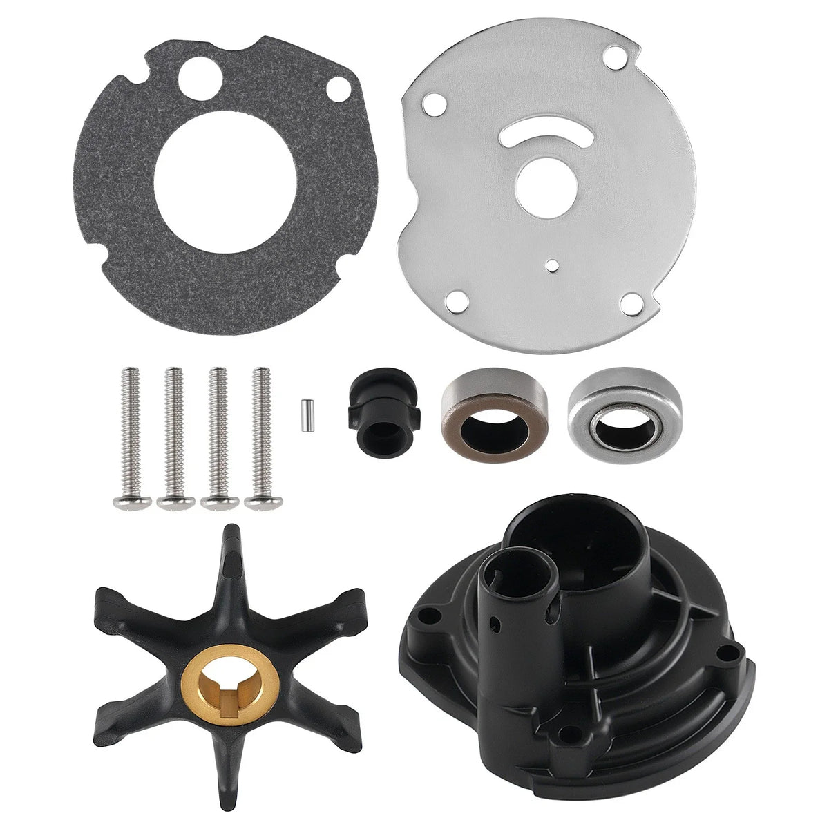 Cooling System Impeller Kit for Johnson Evinrude 9.5HP 10HP (1970–1990) 382296