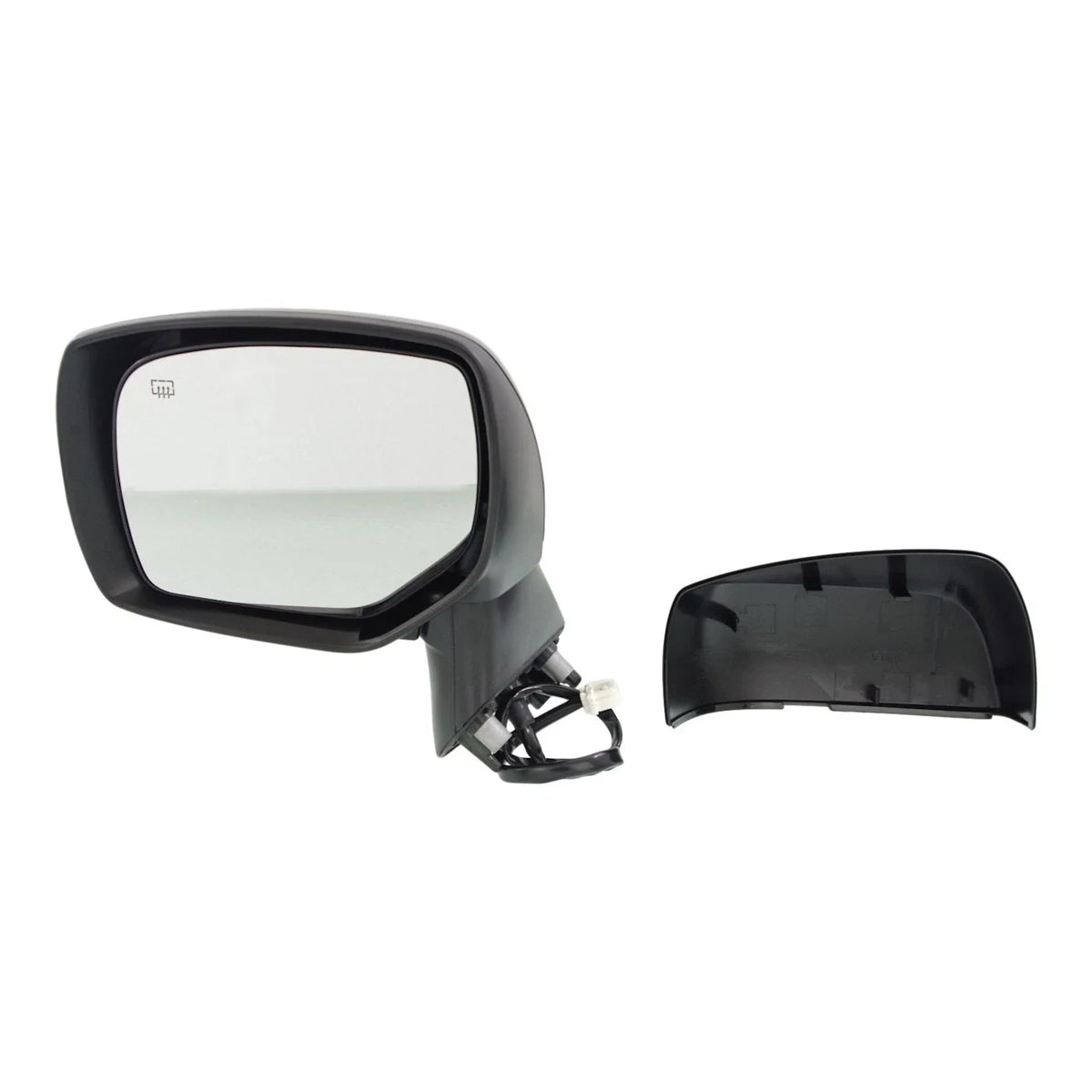 Heated Power Mirrors for Subaru Crosstrek XV 2013-2014, Textured Black