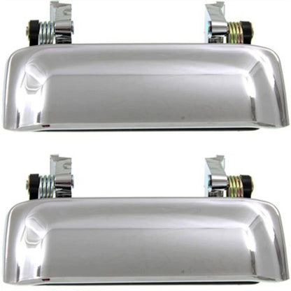 2X Door Handle Set for Ford Explorer (1998–2001) Chrome Plastic