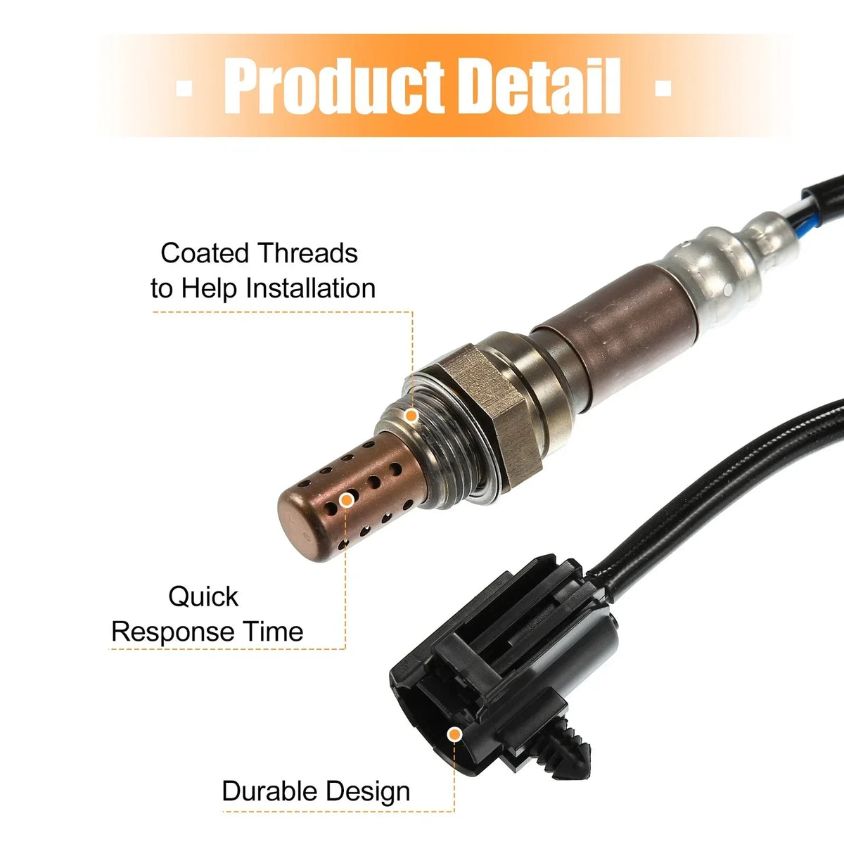 Car Auto Oxygen Sensors for Dodge Ram 1500 (1997-1998) - Pair