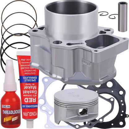 Top End Kit with Cylinder Head Gasket for TRX500 Foreman 2012-2019