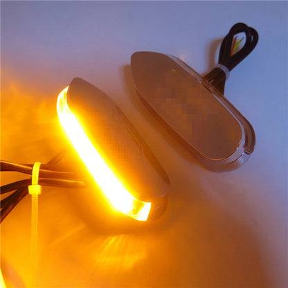 LED Signal Chrome Mirror Block Off Base Plate for Suzuki GSXR 600 (2006–2012)