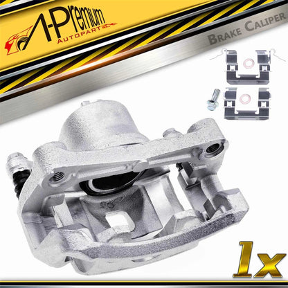 Front Left Disc Brake Caliper with Bracket for Nissan Sentra (2007–2019)